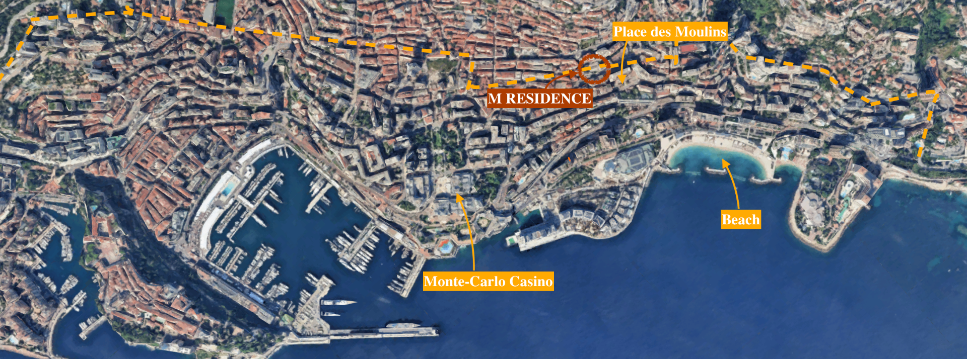 Map placeholder — Côte d'Azur
